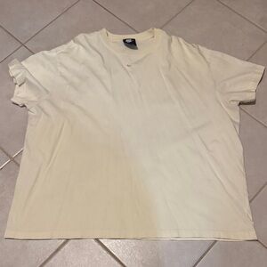 Yellowish/Cream Nike Crop Shirt